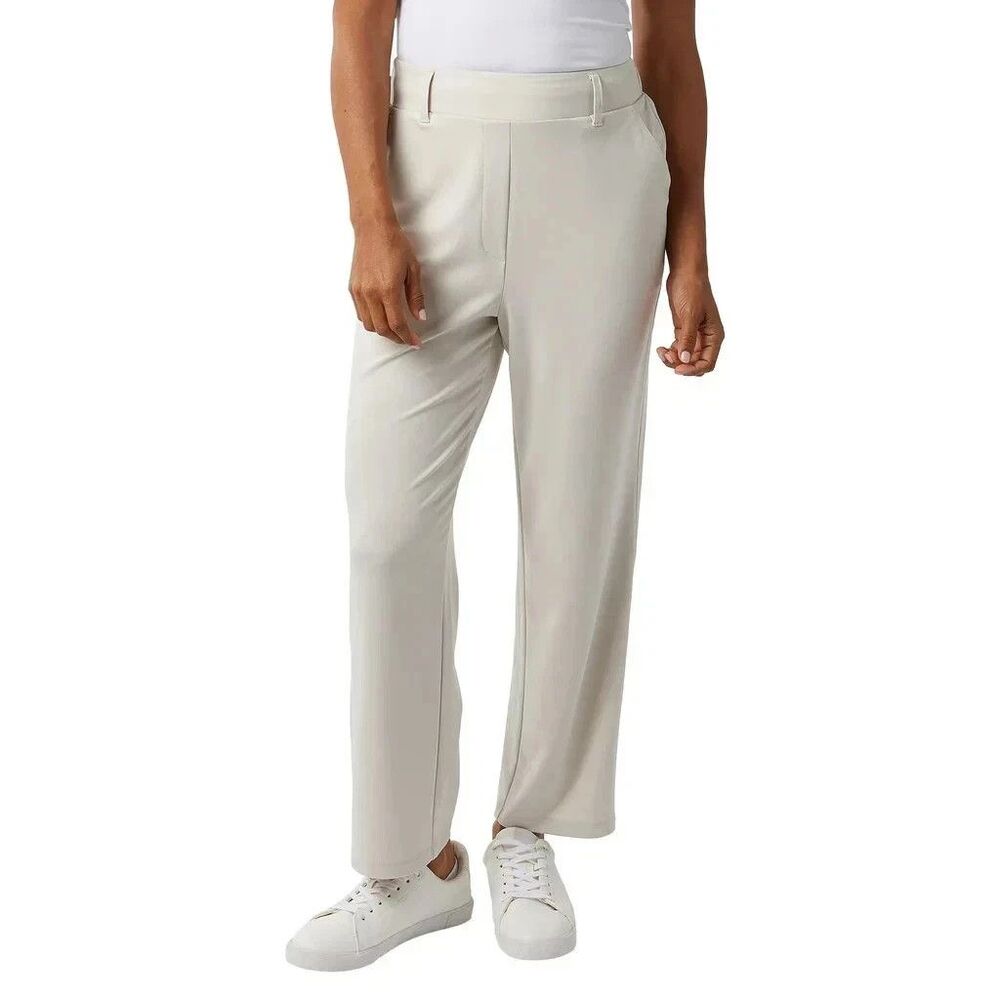 32 Degrees Cool Stretch Twill Pull On Pants Cream Women’s X-Small New Pockets
